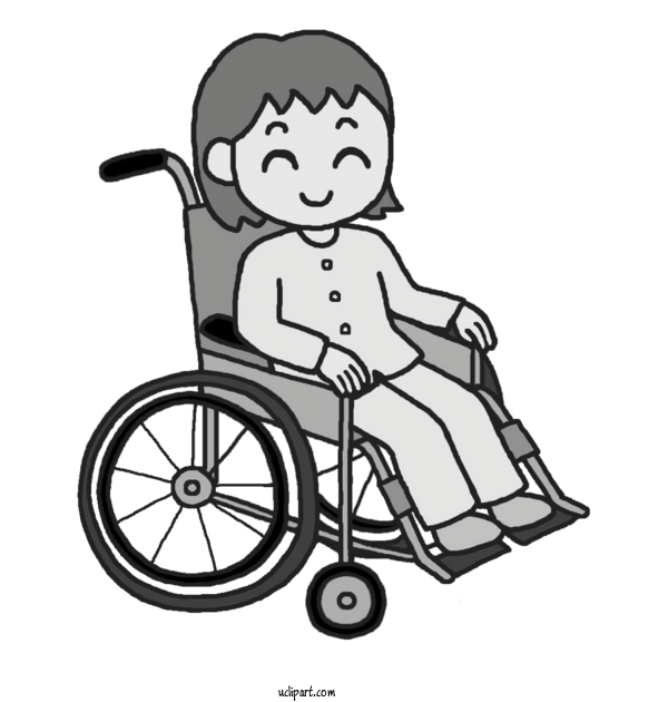 Free People Wheelchair Baby Transport Character For Elderly Clipart Transparent Background