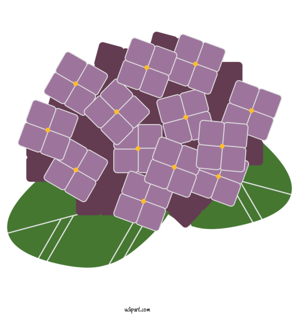 Free Nature Purple Pattern Font For Plant Clipart Transparent Background