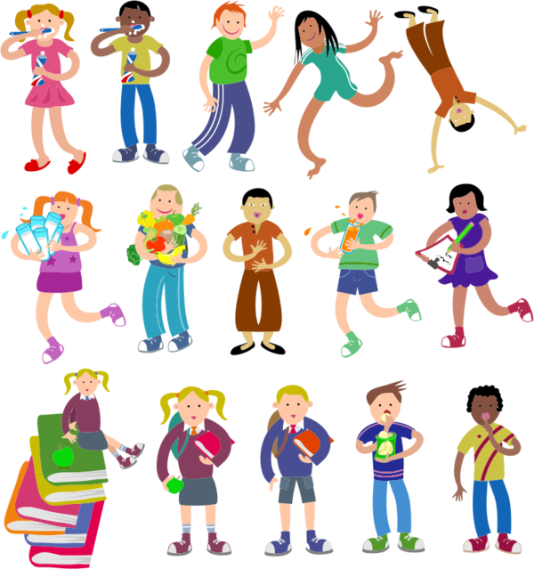 Free Animal Social Group People Cartoon Clipart Clipart Transparent Background