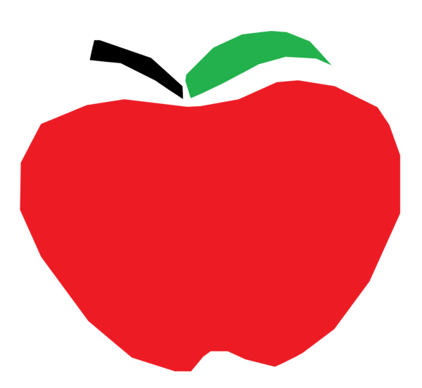 Free Plant Fruit Heart Apple Clipart Clipart Transparent Background