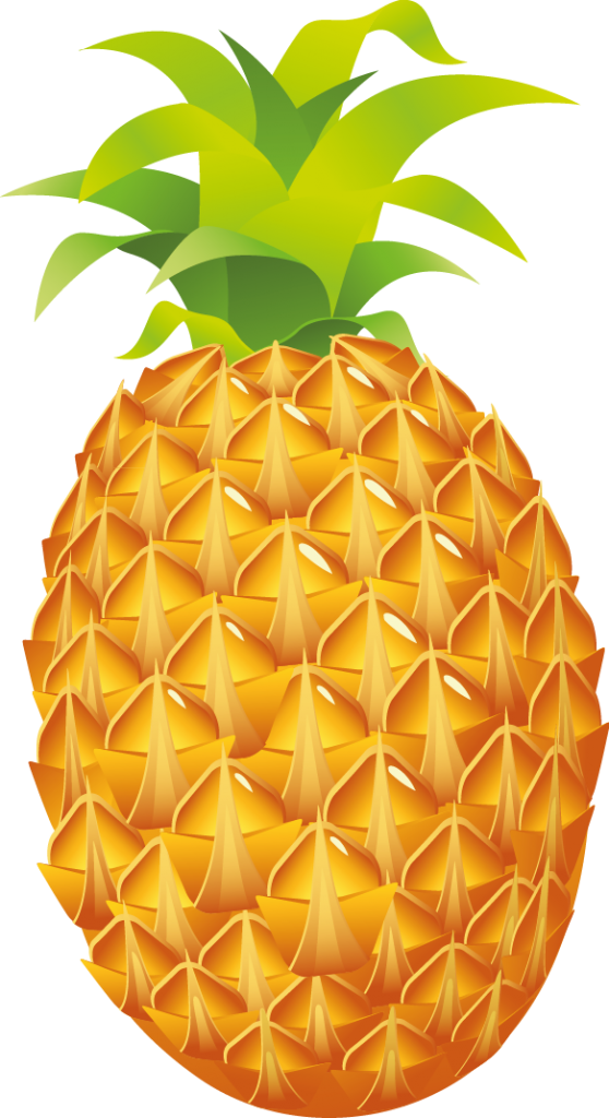Free Plant Ananas Pineapple Fruit Clipart Clipart Transparent Background