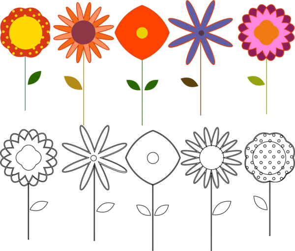 Free Plant Flower Flora Petal Clipart Clipart Transparent Background