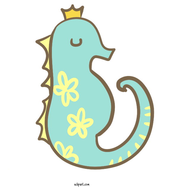 Free Animals Syngnathidae Fish White's Seahorse For Dragon Clipart Transparent Background