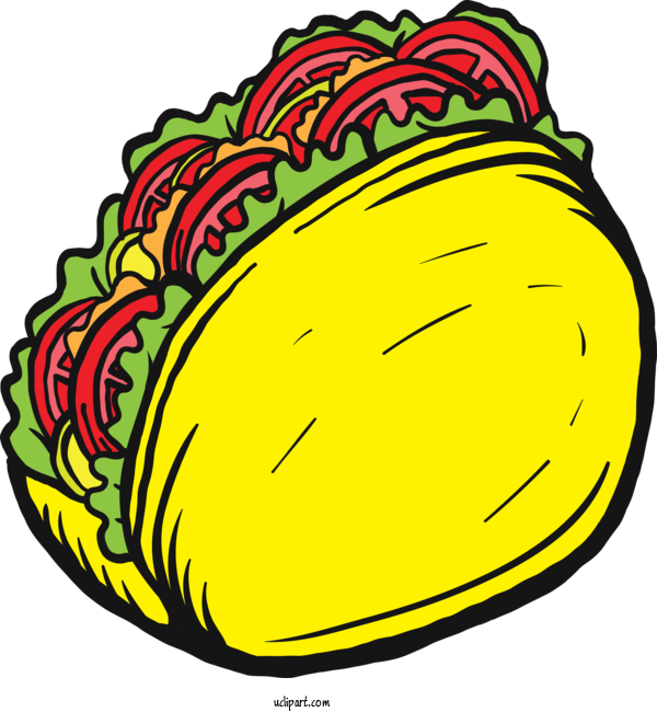 Free Holidays Vegetable Yellow Fruit For Cinco De Mayo Clipart Transparent Background