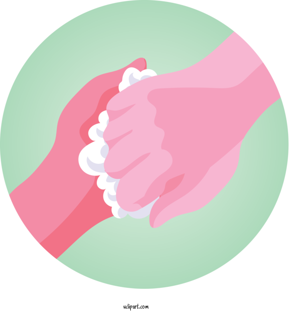 Free Holidays Pink M Font Design For Global Handwashing Day Clipart Transparent Background