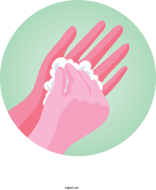Free Holidays Pink M Font Design For Global Handwashing Day Clipart Transparent Background