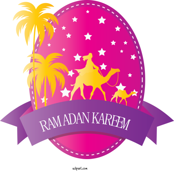 Free Holidays Design Logo Drawing For Ramadan Clipart Transparent Background