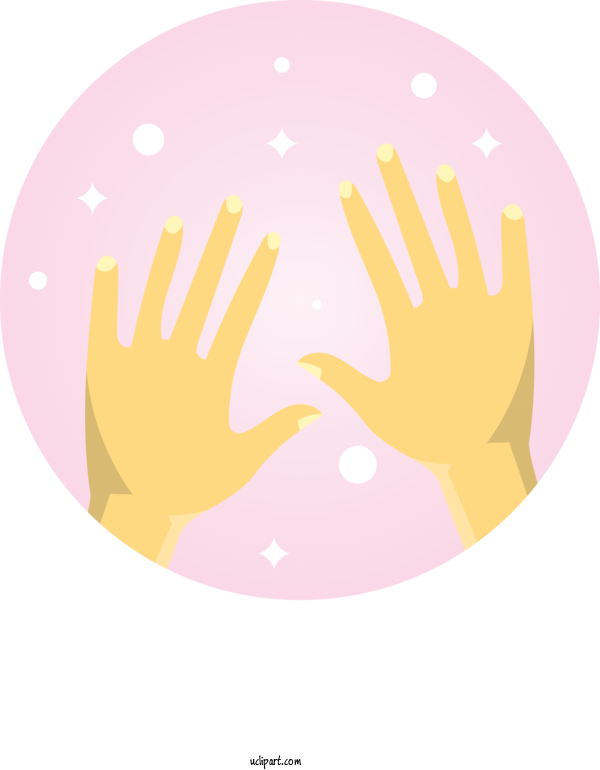 Free Holidays Pink M Design Line For Global Handwashing Day Clipart Transparent Background