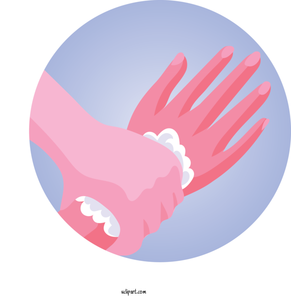 Free Holidays Hand Model Pink M Cartoon For Global Handwashing Day Clipart Transparent Background