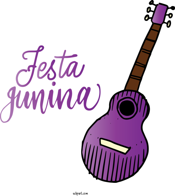 Free Holidays Acoustic Guitar Guitar Accessory Guitar For Brazilian Festa Junina Clipart Transparent Background