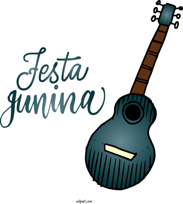 Free Holidays Acoustic Guitar Ukulele Guitar For Brazilian Festa Junina Clipart Transparent Background