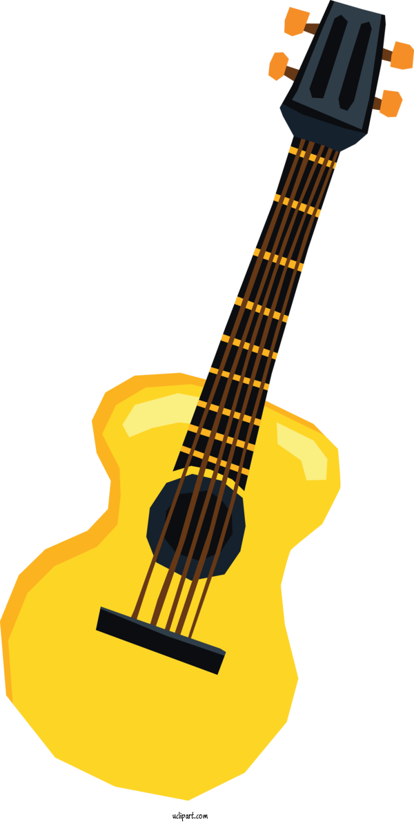 Free Holidays Tiple Acoustic Guitar Bass Guitar For Brazilian Carnival Clipart Transparent Background