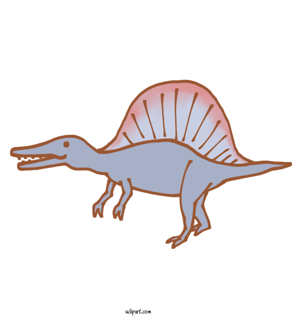Free Animals Tyrannosaurus Spinosaurus Velociraptor For Dinosaur Clipart Transparent Background
