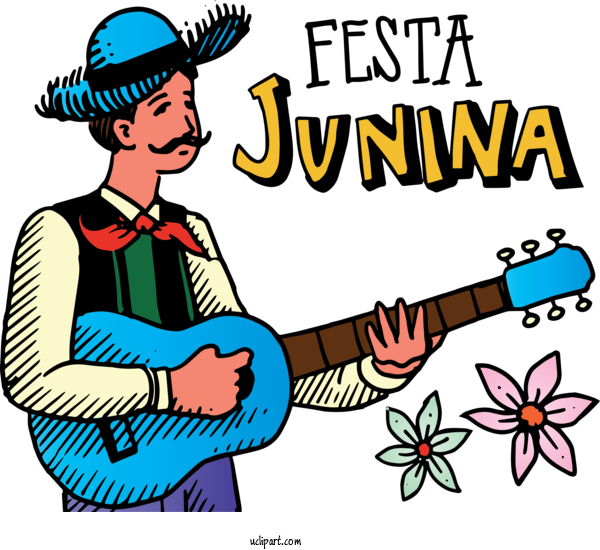 Free Holidays Cartoon Recreation Happiness For Brazilian Festa Junina Clipart Transparent Background