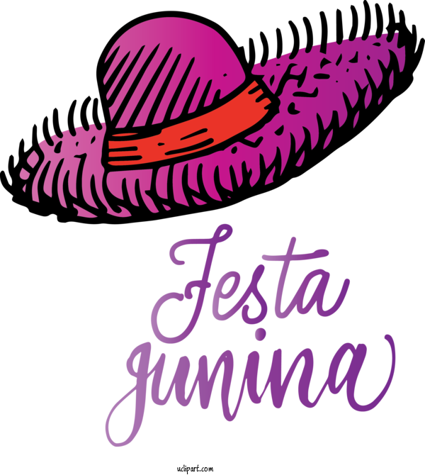 Free Holidays Hat Festa Junina Logo Hat For Brazilian Festa Junina Clipart Transparent Background