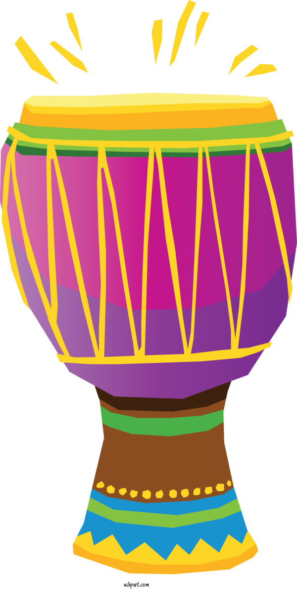 Free Holidays Hand Drum Skull Art Percussion For Brazilian Carnival Clipart Transparent Background