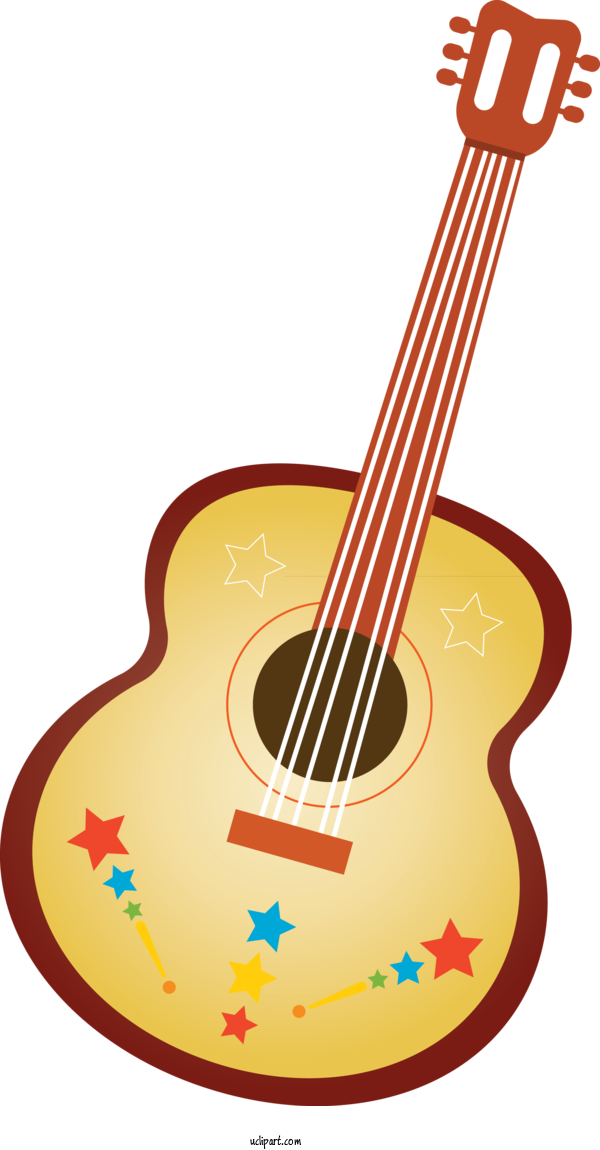 Free Holidays Acoustic Guitar Bass Guitar Acoustic Electric Guitar For Brazilian Festa Junina Clipart Transparent Background