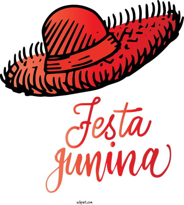 Free Holidays Line Art Festa Junina Logo For Brazilian Festa Junina Clipart Transparent Background