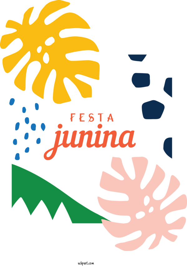 Free Holidays Design Logo Petal For Brazilian Festa Junina Clipart Transparent Background