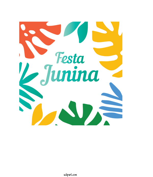Free Holidays Logo Font Yellow For Brazilian Festa Junina Clipart Transparent Background