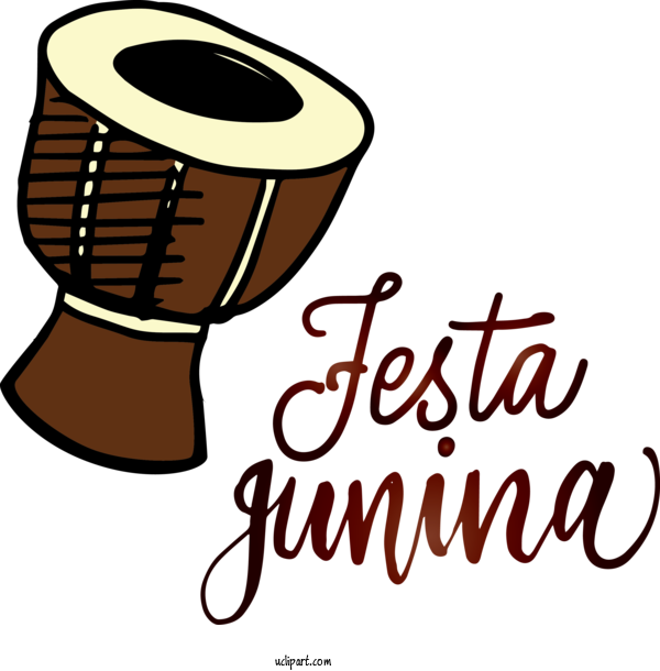 Free Holidays Hand Drum Tom Tom Drum Logo For Brazilian Festa Junina Clipart Transparent Background