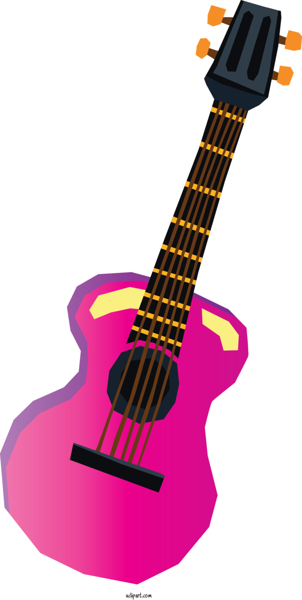 Free Holidays Acoustic Guitar Bass Guitar Electric Guitar For Brazilian Carnival Clipart Transparent Background