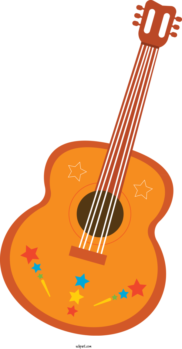 Free Holidays Acoustic Guitar Bass Guitar Electric Guitar For Brazilian Festa Junina Clipart Transparent Background
