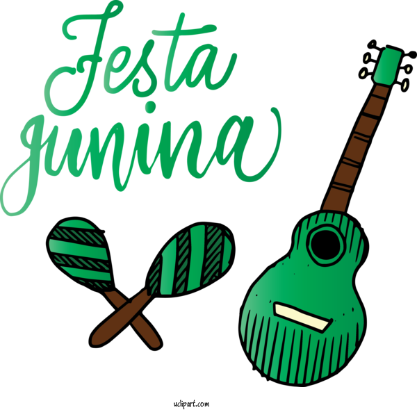 Free Holidays Leaf Line String Instrument For Brazilian Festa Junina Clipart Transparent Background