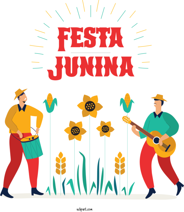 Free Holidays Festival Party For Brazilian Festa Junina Clipart Transparent Background