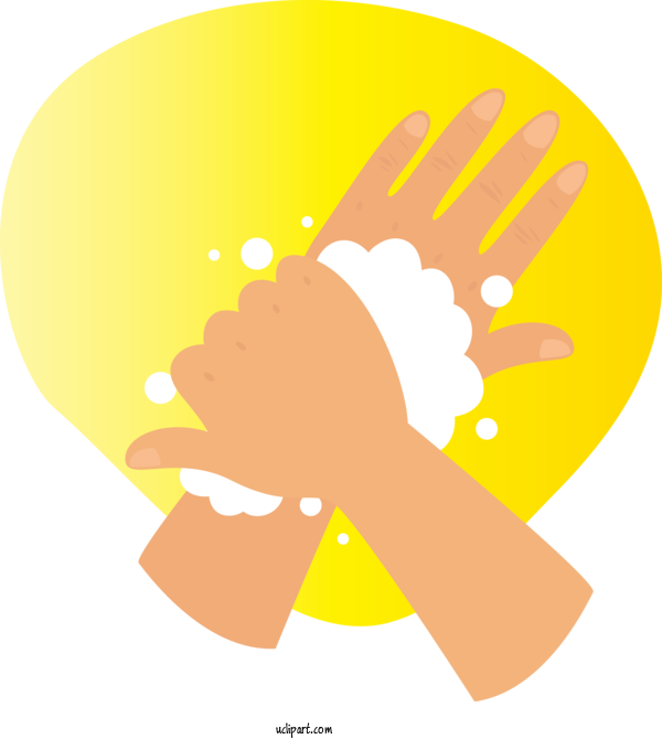 Free Holidays Yellow Line Area For Global Handwashing Day Clipart Transparent Background