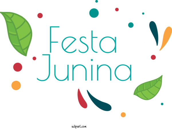 Free Holidays Logo Leaf Line For Brazilian Festa Junina Clipart Transparent Background