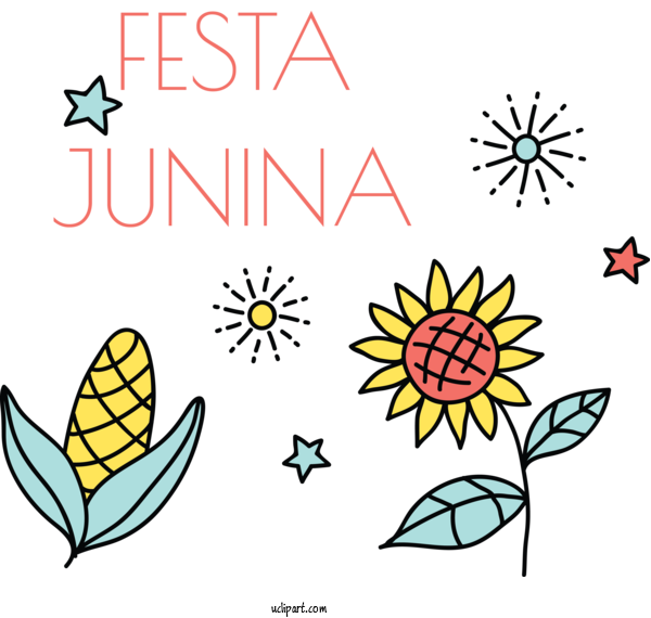 Free Holidays Flower Insect Pollinator For Brazilian Festa Junina Clipart Transparent Background
