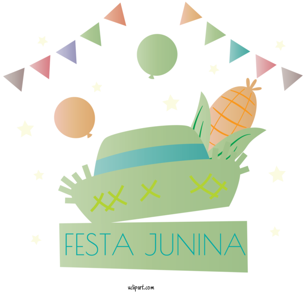 Free Holidays Poster Text Design For Brazilian Festa Junina Clipart Transparent Background