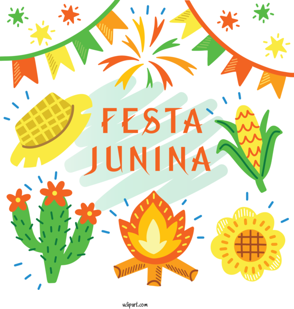 Free Holidays Drawing Carnival For Brazilian Festa Junina Clipart Transparent Background