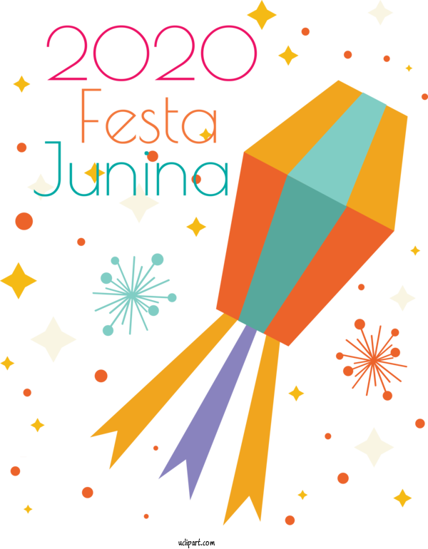 Free Holidays Yellow Line Point For Brazilian Festa Junina Clipart Transparent Background