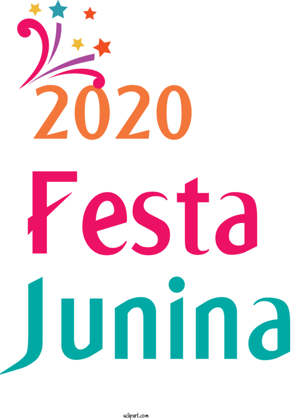 Free Holidays Logo Pink M Line For Brazilian Festa Junina Clipart Transparent Background