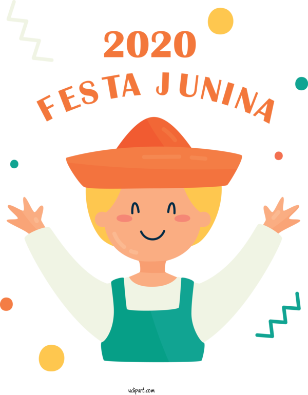 Free Holidays Cartoon  Design For Brazilian Festa Junina Clipart Transparent Background