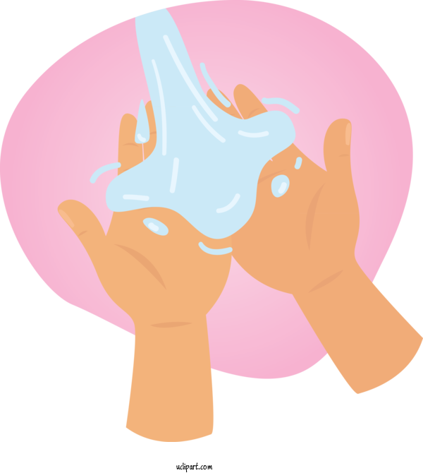 Free Holidays Design Pink M Line For Global Handwashing Day Clipart Transparent Background