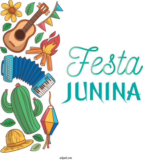 Free Holidays Drawing Festa Junina For Brazilian Festa Junina Clipart Transparent Background