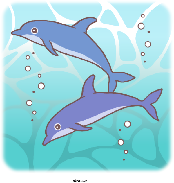 Free Nature Dolphin Sea Season For Ocean Clipart Transparent Background
