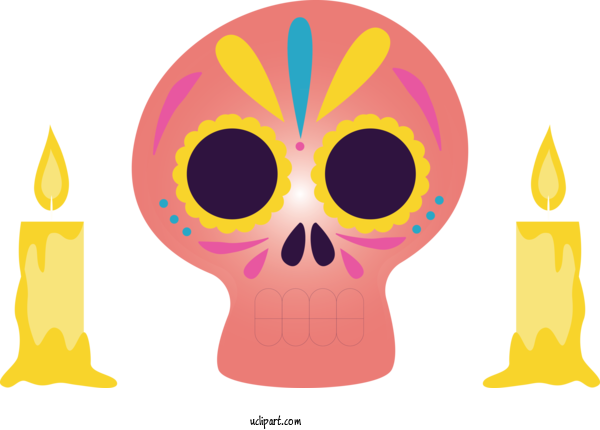 Free Holidays Yellow Meter For Day Of The Dead Clipart Transparent Background