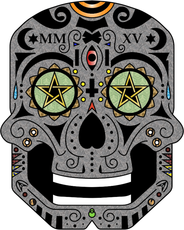Free Day Of The Dead Skull Headgear Clipart Clipart Transparent Background