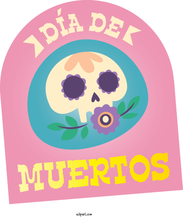 Free Holidays Logo Design Smiley For Day Of The Dead Clipart Transparent Background