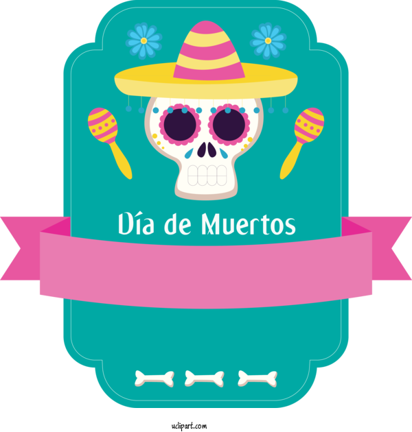Free Holidays Logo Hat Green For Day Of The Dead Clipart Transparent Background