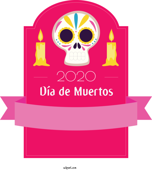 Free Holidays Logo Pink M Flower For Day Of The Dead Clipart Transparent Background