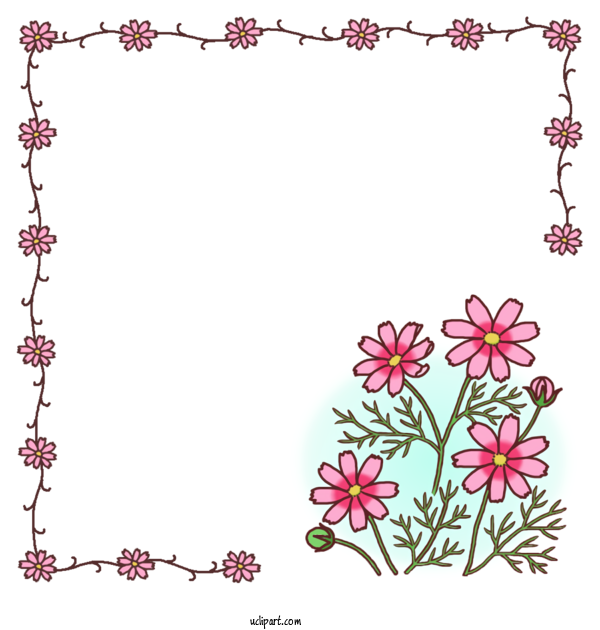 Free School Floral Design Coloring Book Flower For Kindergarten Clipart Transparent Background