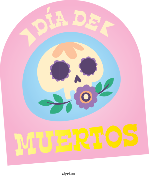 Free Holidays Logo Design Petal For Day Of The Dead Clipart Transparent Background