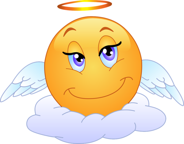 Free Angel Facial Expression Nose Smile Clipart Clipart Transparent Background