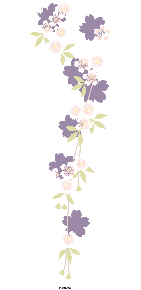 Free Flowers Floral Design Plant Stem Leaf For Sakura Clipart Transparent Background