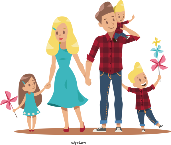 Free Holidays Royalty Free Design Cartoon For Family Day Clipart Transparent Background